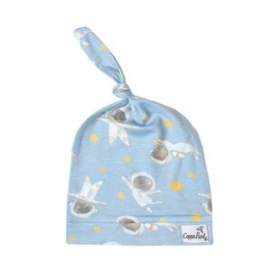 Copper Pearl Neil Infant Top Knot Hat